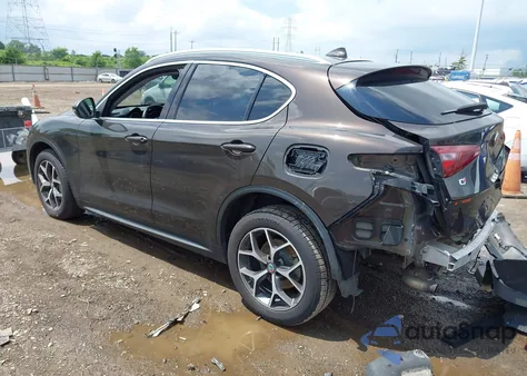 2018 Alfa Romeo Stelvio Ti Awd z USA, uszkodzony, nr VIN ZASFAKBN7J7C08131